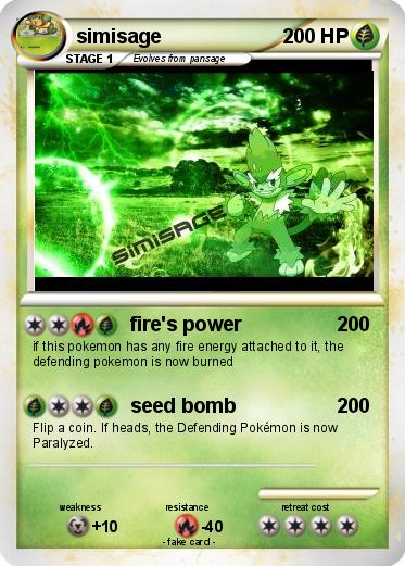 Pokemon simisage