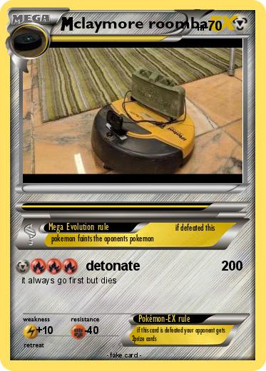 Pokemon claymore roomba