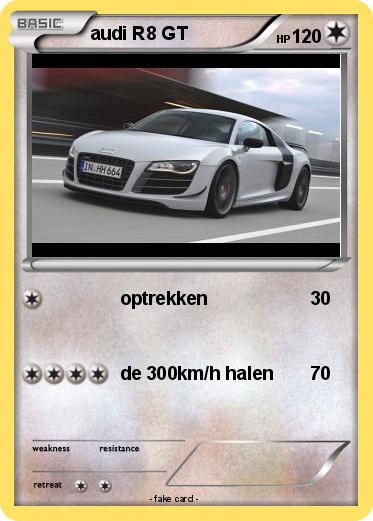 Pokemon audi R8 GT