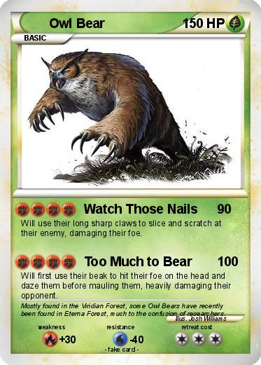 Pokemon Owl Bear