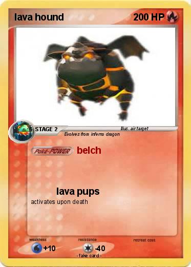 Pokemon lava hound