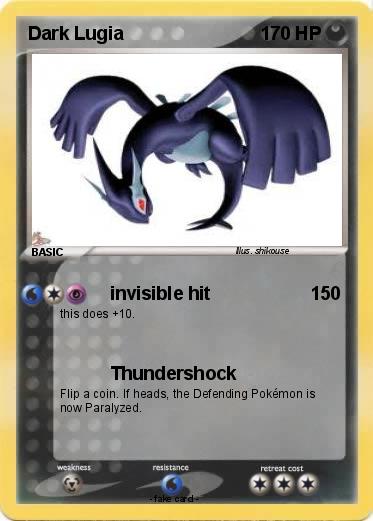 Pokemon Dark Lugia