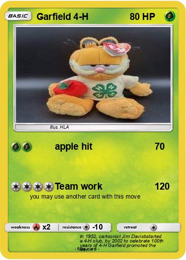 Pokemon Garfield 4-H