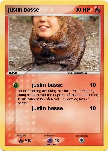 Pokemon justin bøsse