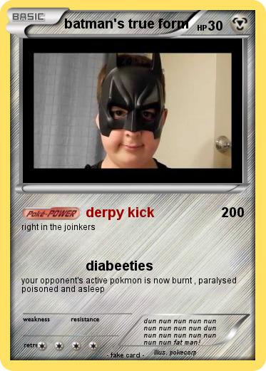 Pokemon batman's true form