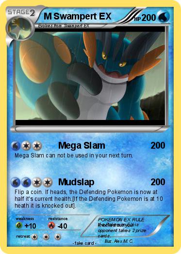 Pokemon M Swampert EX