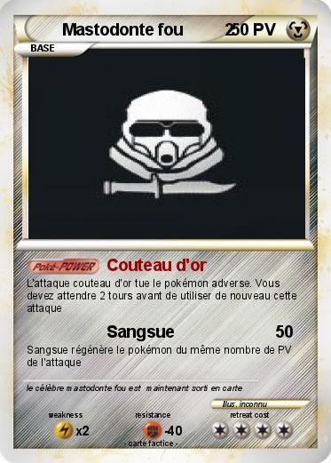 Pokemon Mastodonte fou         2
