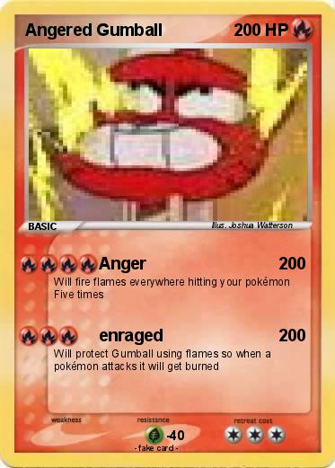 Pokemon Angered Gumball