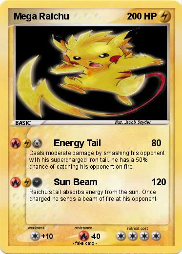 Pokemon Mega Raichu
