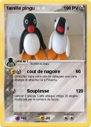 Pokemon famille pingu
