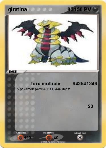 Pokemon giratina                            93