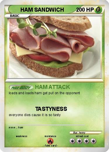 Pokemon HAM SANDWICH