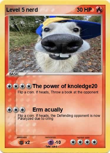 Pokemon Level 5 nerd