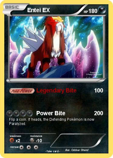 Pokemon Entei EX