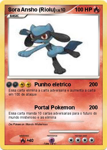 Pokemon Sora Ansho (Riolu)
