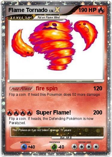 Pokemon Flame Tornado