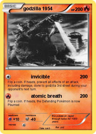 Pokemon godzilla 1954