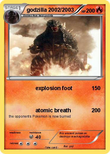 Pokemon godzilla 2002/2003