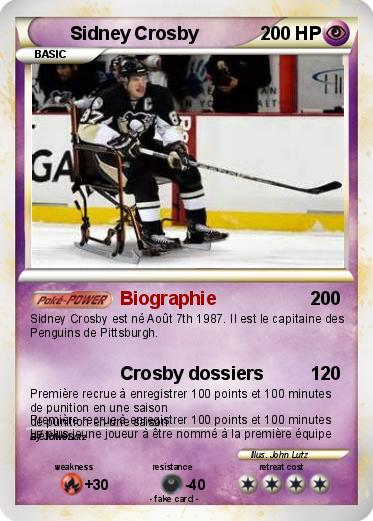 Pokemon Sidney Crosby