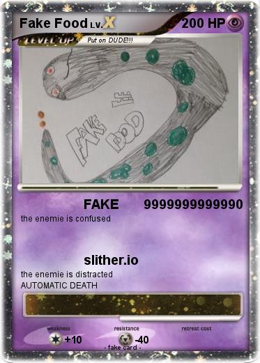 Pokemon Fake Food