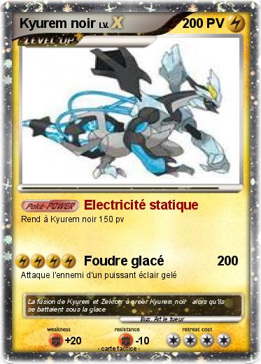 Pokemon Kyurem noir
