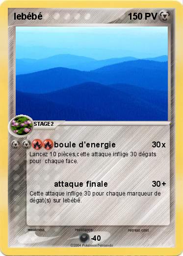 Pokemon lebébé