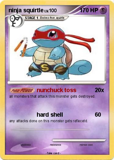 Pokemon ninja squirtle