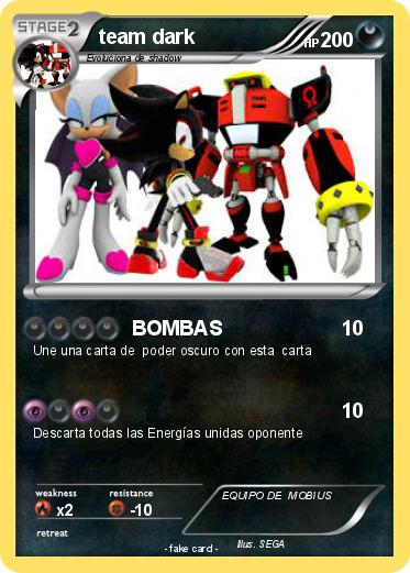 Pokemon team dark