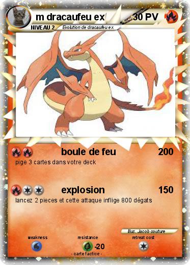 Pokemon m dracaufeu ex