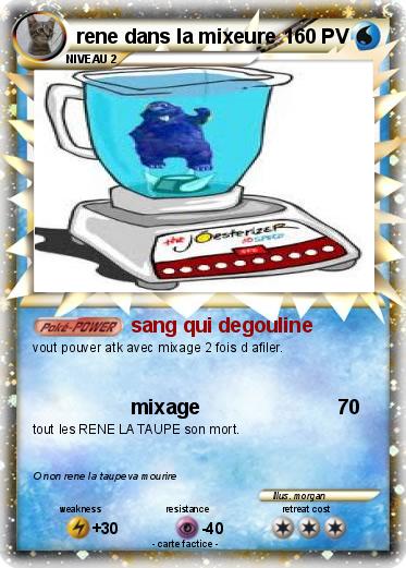 Pokemon rene dans la mixeure