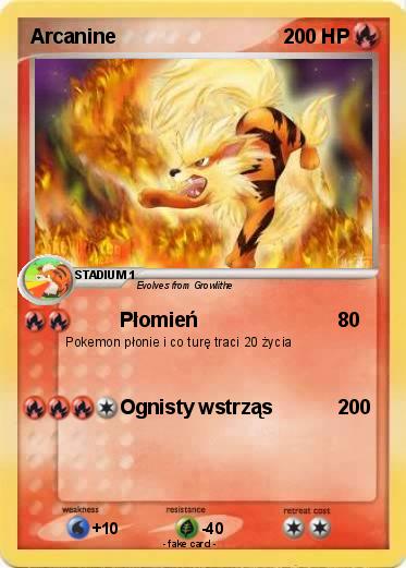 Pokemon Arcanine