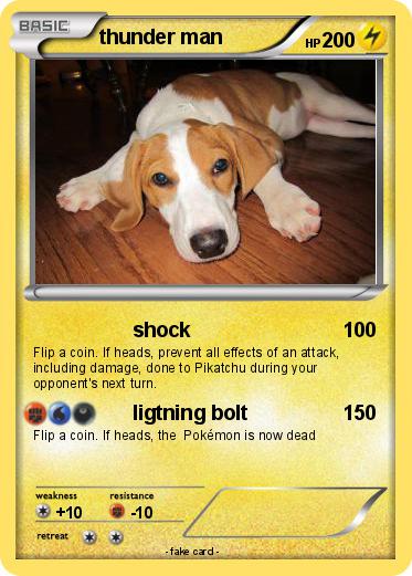 Pokemon thunder man