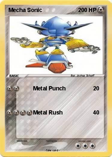Pokemon Mecha Sonic