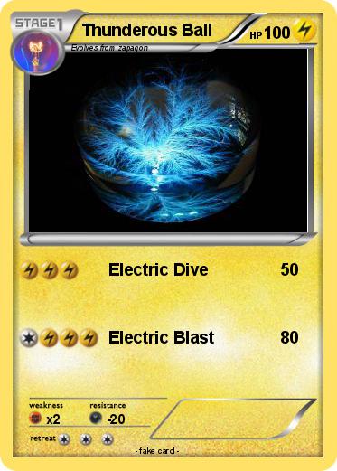 Pokemon Thunderous Ball