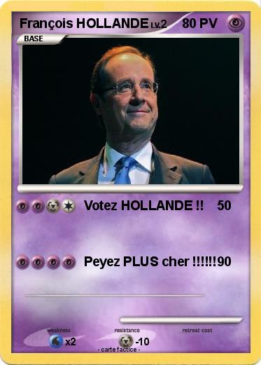 Pokemon François HOLLANDE