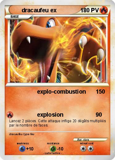 Pokemon dracaufeu ex