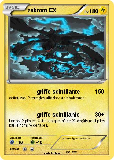 Pokemon zekrom EX