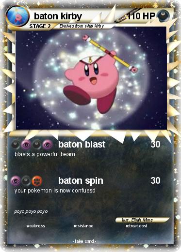 Pokemon baton kirby
