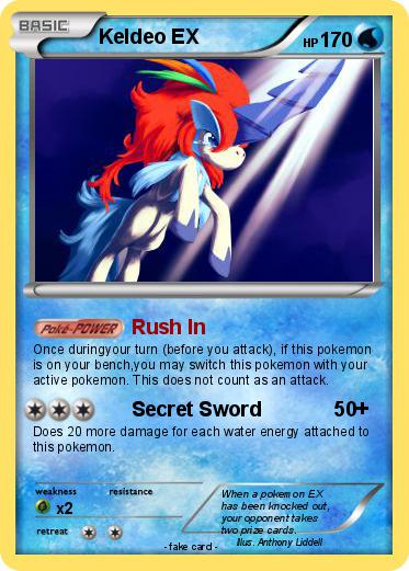 Pokemon Keldeo EX