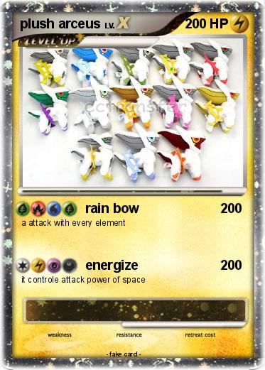 Pokemon plush arceus