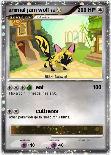 Pokemon animal jam wolf