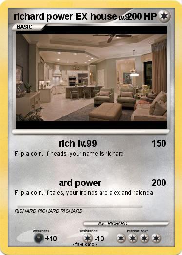 Pokemon richard power EX house