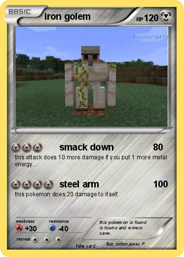 Pokemon iron golem