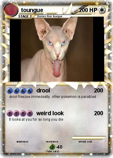 Pokemon toungue