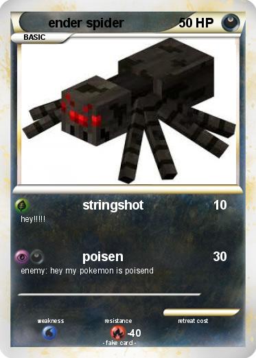 Pokemon ender spider