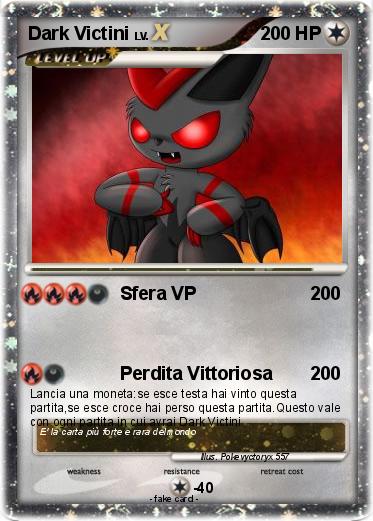Pokemon Dark Victini