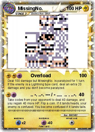 Pokemon MissingNo.