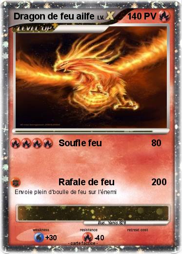 Pokemon Dragon de feu ailfe