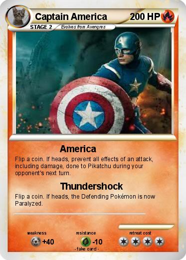 Pokemon Captain America