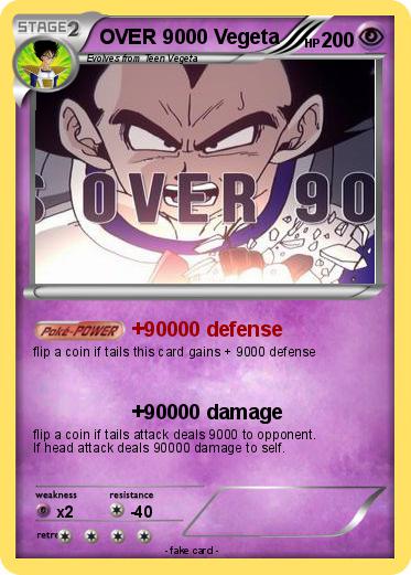 Pokemon OVER 9000 Vegeta